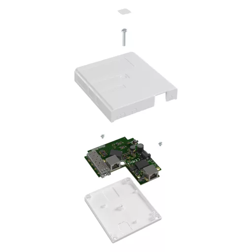 MikroTik, GPEN 21, Gigabit Passive Ethernet Network, Fixed Smart PoE injector with SFP cage
