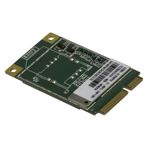 MikroTik, 2G/3G/4G/LTE miniPCi-e card with 2 x u.FL connectors for International bands 1/3/5/7/8/20/28/38/40/41, CAT4