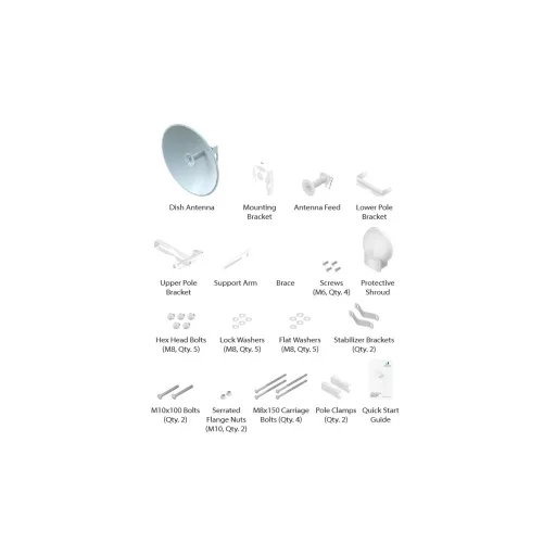 Ubiquiti, airFiber X Antenna 5 GHz (AF-5G30-S45)