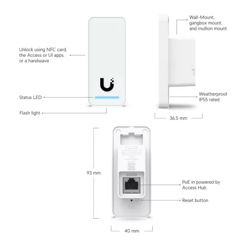 Ubiquiti, G2 Reader (UA-G2-Black)