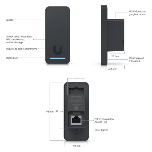 Ubiquiti, G3 Reader (UA-G3-B)