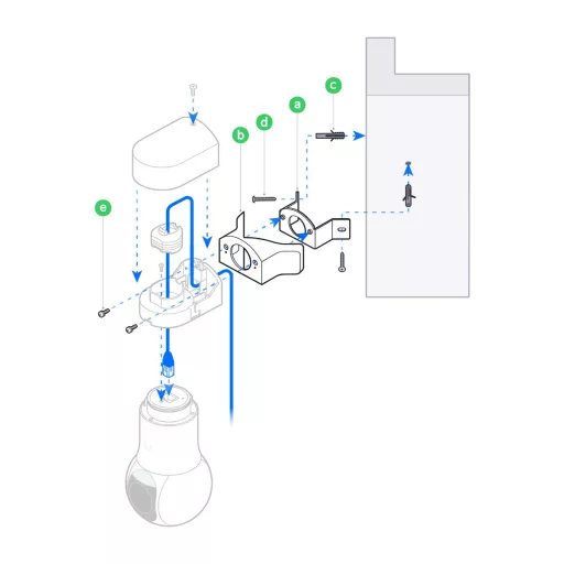 Ubiquiti, G5 PTZ Corner Mount (UACC-G5-PTZ-CM)