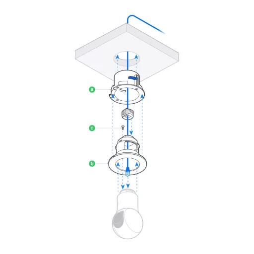 Ubiquiti, G5 PTZ In-Ceiling Mount (UACC-G5-PTZ-ICM)