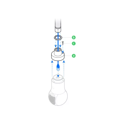 Ubiquiti, G5 PTZ Pendant Mount (UACC-G5-PTZ-PM)