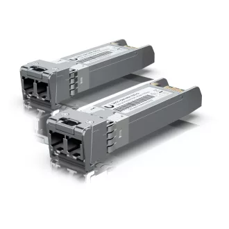   Ubiquiti, SFP+ 10G, MM LC 300m Dual-Fiber 850nm 2-pack UACC-OM-MM-10G-D-2 / UF-MM-10G