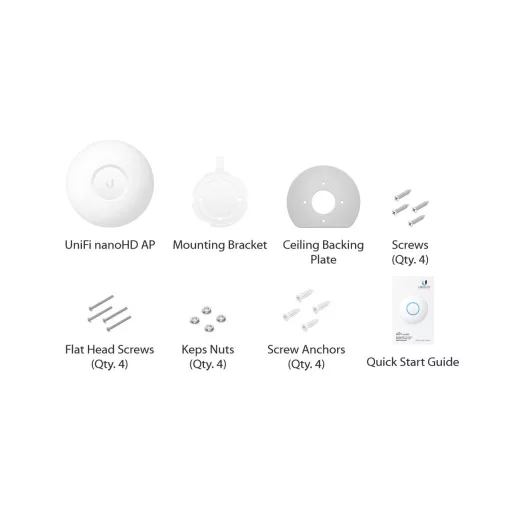 Ubiquiti, UniFi UAP-AC nanoHD - 5 PACK (UAP-nanoHD-5)
