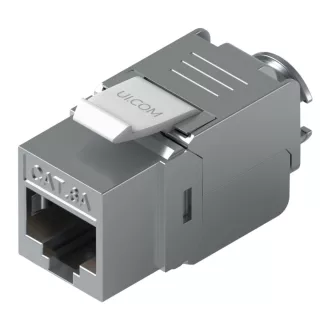   Ubiquiti, Cat6A Keystone Jack, 12-Pack (UACC-Keystone-Jack-C6A)