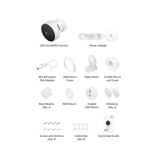 Ubiquiti, UniFi Video Camera G3 MICRO (UVC-G3-MICRO)