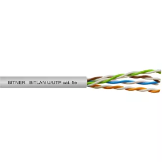 Bitner U/UTP cat.5e falikábel, PVC (100m)