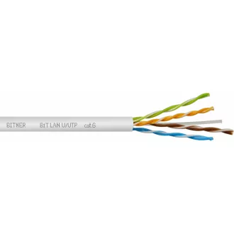 Bitner U/UTP cat.6 falikábel, PVC (100m)