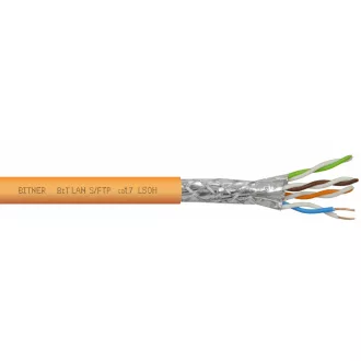 Bitner S/FTP cat.7 falikábel, LSOH (CPR: Dca) (500m)