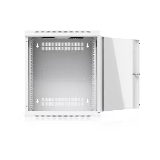 Ubiquiti, 12U Rack Cabinet, Wall mount, 450mm, glass door (UACC-Rack-12U-Wall-450-G)
