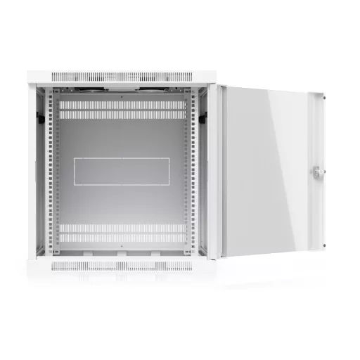 Ubiquiti, 12U Rack Cabinet, Wall mount, 600mm, glass door (UACC-Rack-12U-Wall-600-G)