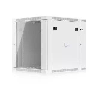   Ubiquiti, Two-section 12U Rack Cabinet, Wall mount, 700mm, glass door (UACC-Rack-12U-Wall-SW-G)