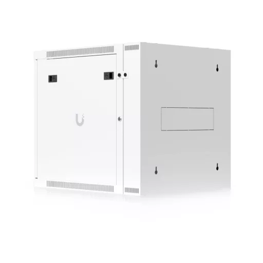 Ubiquiti, Two-section 12U Rack Cabinet, Wall mount, 700mm, glass door (UACC-Rack-12U-Wall-SW-G)