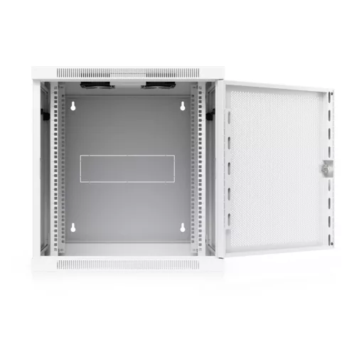 Ubiquiti, Two-section 12U Rack Cabinet, Wall mount, 700mm, perforated door (UACC-Rack-12U-Wall-SW-P)