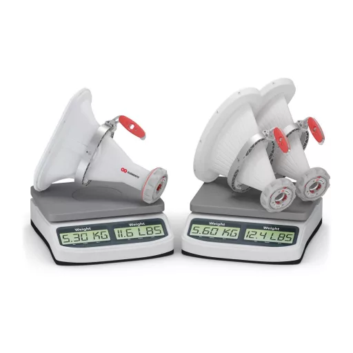 RF elements, Asymmetrical Horn Wideband Antenna, 6/5 GHz, 15dBi, 90°