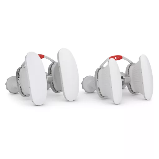 RF elements, Asymmetrical Horn Wideband Antenna, 4x4 MIMO, 6/5 GHz, 15dBi, 90°