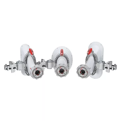 RF elements, Asymmetrical Horn Antenna with TwistPort, 5GHz, 17dBi, 60°