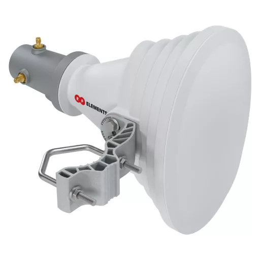 RF elements, Asymmetrical antenna StarterHorn, 45°, USMA, 5GHz, 17dBi