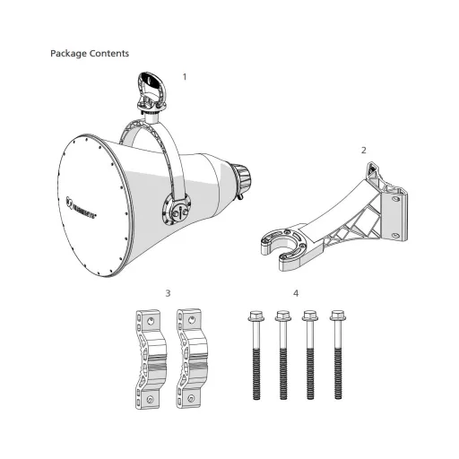 RF elements, UltraHorn directional antenna  CC 5-24, 5GHz, 24dBi