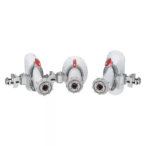 RF elements, Asymmetrical Horn Antenna with TwistPort, 5GHz, 20dBi, 30°
