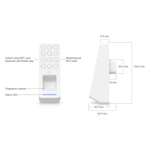 Ubiquiti, G3 Reader Fingerprint, White