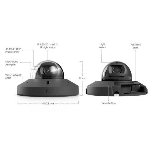 Ubiquiti, G6 Mini Dome, Black