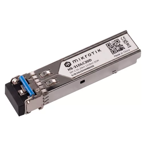 MikroTik, 1G/2.5G 1310nm/20km SM LC SFP modul (HS-31DLC20D)