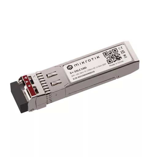 MikroTik, 10G BiDi 10km SM LC SFP+ modulpár (S+2733LC10D)