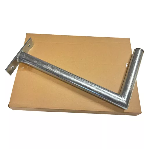 Conexpro, Wall-mounted antenna bracket "L", length 35cm, height 20cm, diameter 32mm, retail package