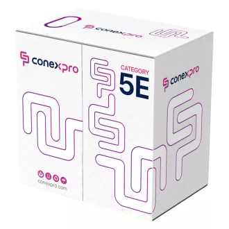  Conexpro, UTP cable economy, CAT5e, LSZH, 24 AWG, 305m, white
