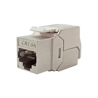 Conexpro, toolless keystone FTP, CAT6A, silver