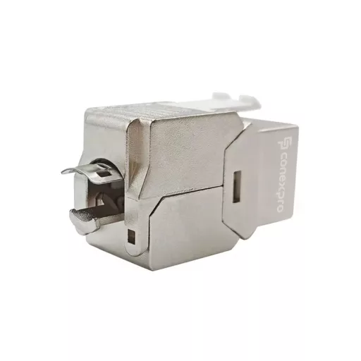 Conexpro, toolless keystone FTP, CAT6A, silver