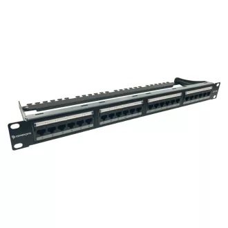 Conexpro, 19" patch panel UTP, CAT5E, 24 ports, 1U