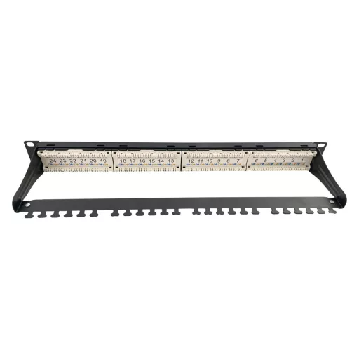 Conexpro, 19" patch panel UTP, CAT5E, 24 ports, 1U