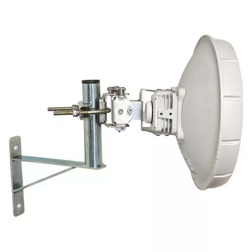 Conexpro, Wall-mounted antenna bracket "L", length 20cm, height 15cm, diameter 32mm