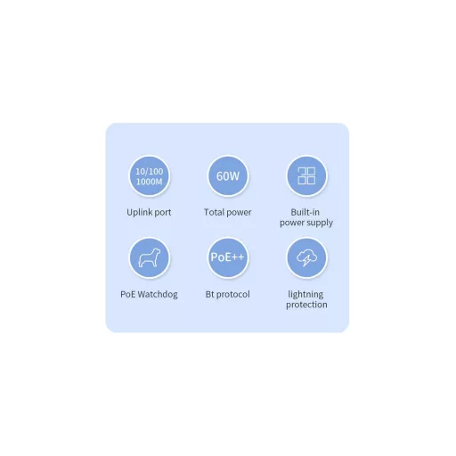 Conexpro, GNT-ES10UD-P-E, PoE switch, 10x LAN, 8x PoE