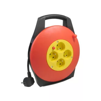 Conexpro, extension cable 230V with reel, 10m