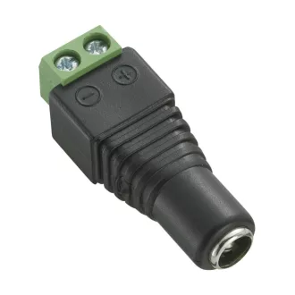   Conexpro, DC power connector socket 2.1x5.5 mm with terminal block