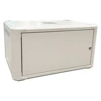   Conexpro, networking cabinet 19" 4U/400mm, FLAT PACK, metal door