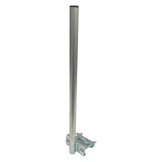   Conexpro, Antenna mast mount "I", height 60 cm, diameter 28 mm, clamp 85 mm, galvanized zinc