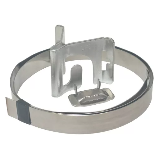 Conexpro, Optical cable mounting set for pole installation, length 1m, width 19mm