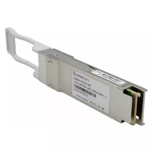 Conexpro, 100G QSFP28 optical module, SM, 1310nm, 80km, 2x LC, CWDM, DDM