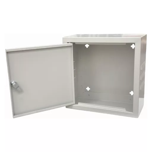 Conexpro, wall mounting box 300x300x140, ventilation, šedá