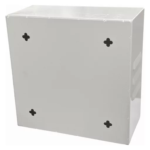 Conexpro, wall mounting box 300x300x140, ventilation, šedá