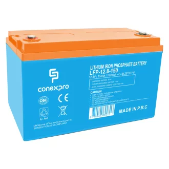   Conexpro, battery LiFePO4, 12.8V, 150Ah, Smart BMS, Bluetooth