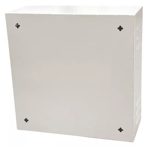 Conexpro, wall mounting box 500x500x200, ventilation, gray