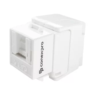 Conexpro, toolless keystone UTP, CAT6, white