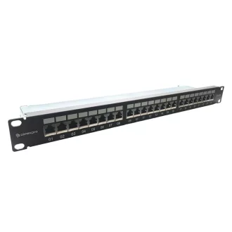 Conexpro, 19" patch panel STP, CAT6A, 24 ports, 1U